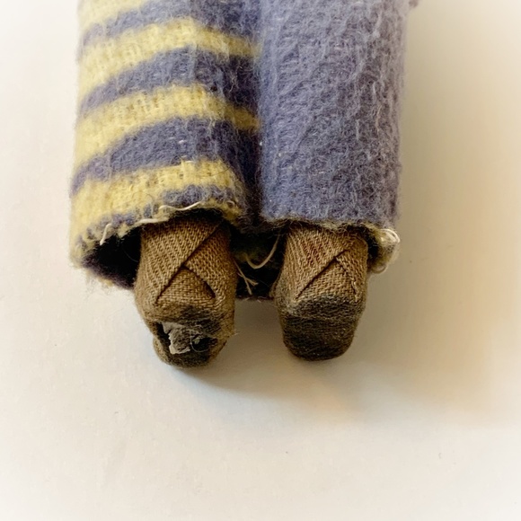 VTG Native American Indian Skookum Style Stuffed Blanket Wrap Doll - Picture 11 of 12